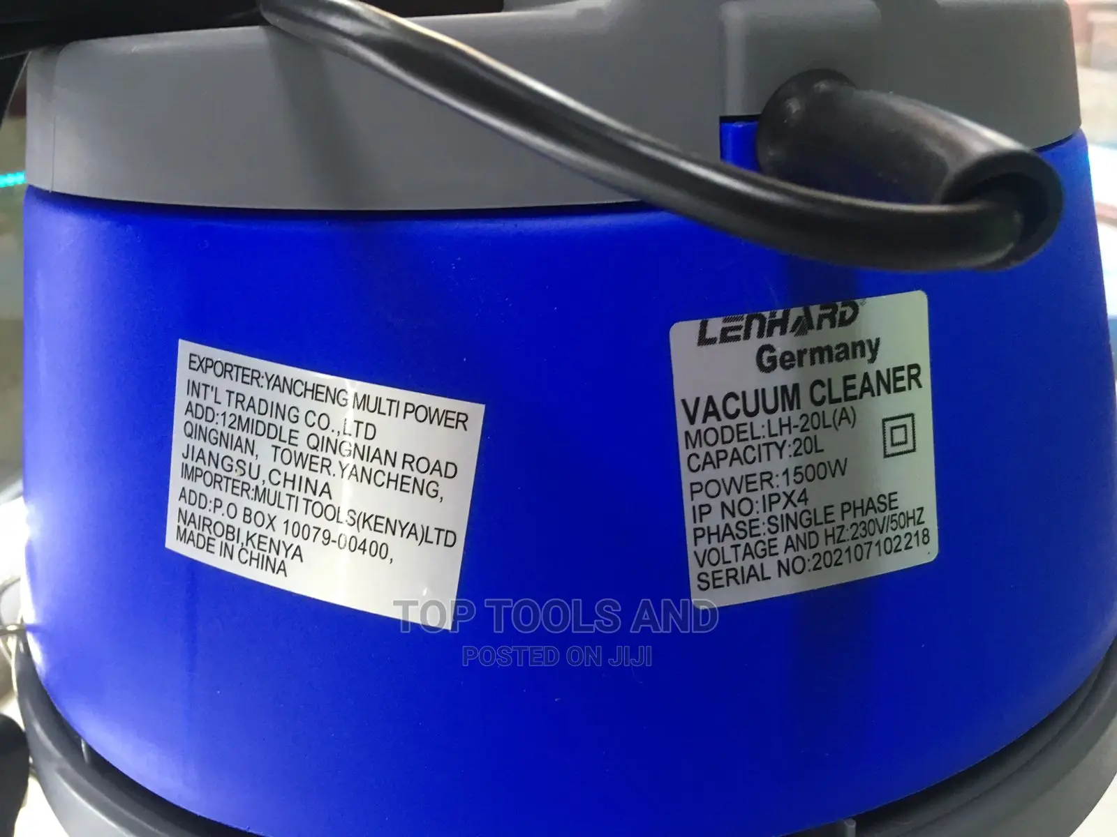 Lenhard Germany 20L Vaccum Cleaner