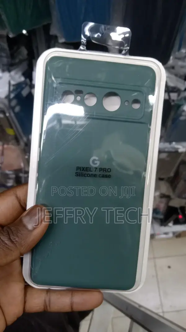 Google Pixel 7 Pro Phone Case Liquid Silicone, Cute Green