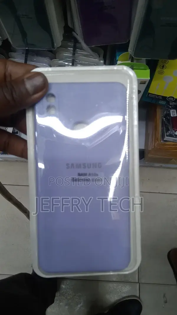 Luxury Silicone Case for Samsung Galaxy A10s - Purple