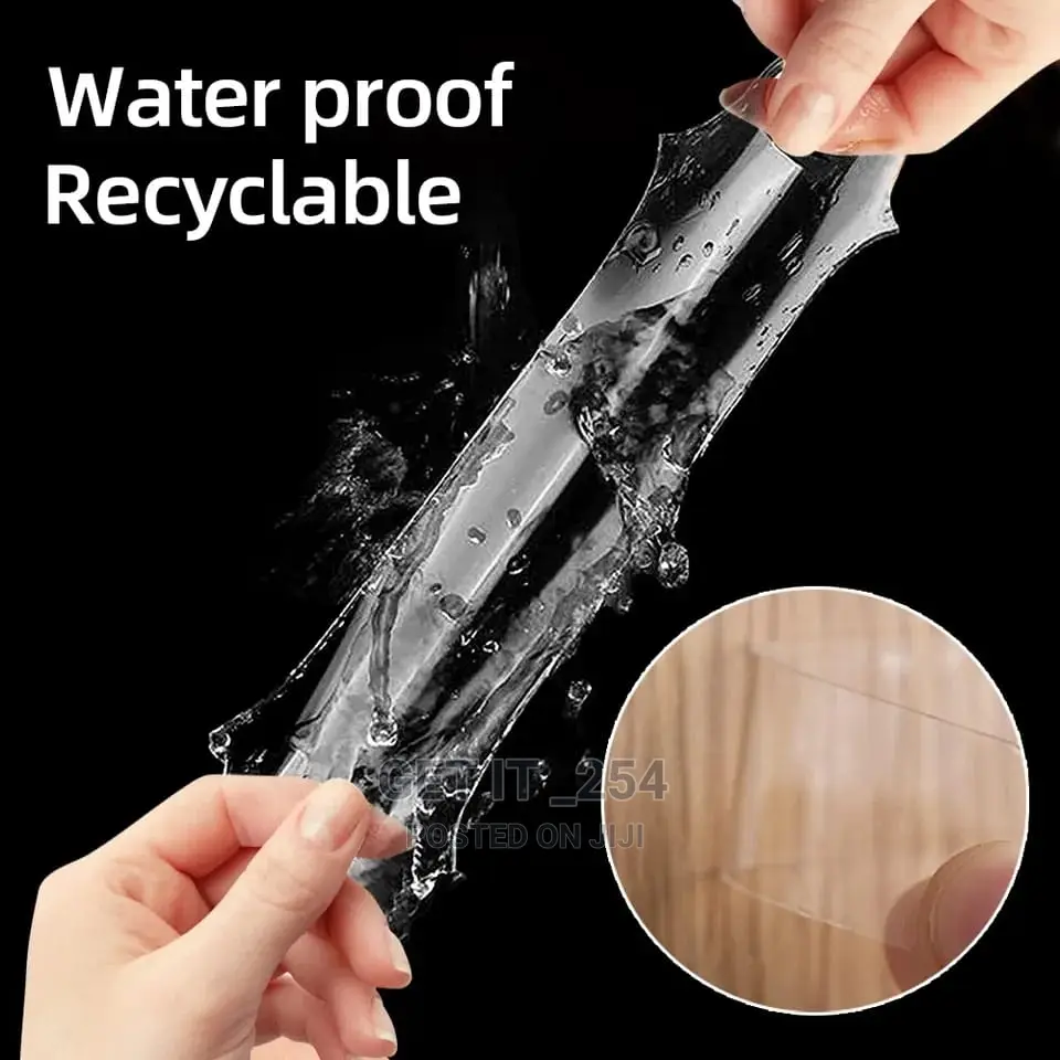 Reusable 60pc Pack Double Sided Tape Adhesive Transparent