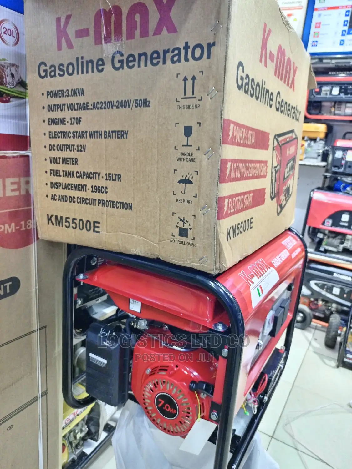 K-Max KM5500E 3.0 Kva Generator With Key Start