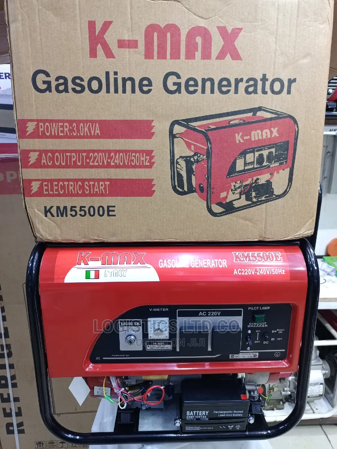 K-Max KM5500E 3.0 Kva Generator With Key Start