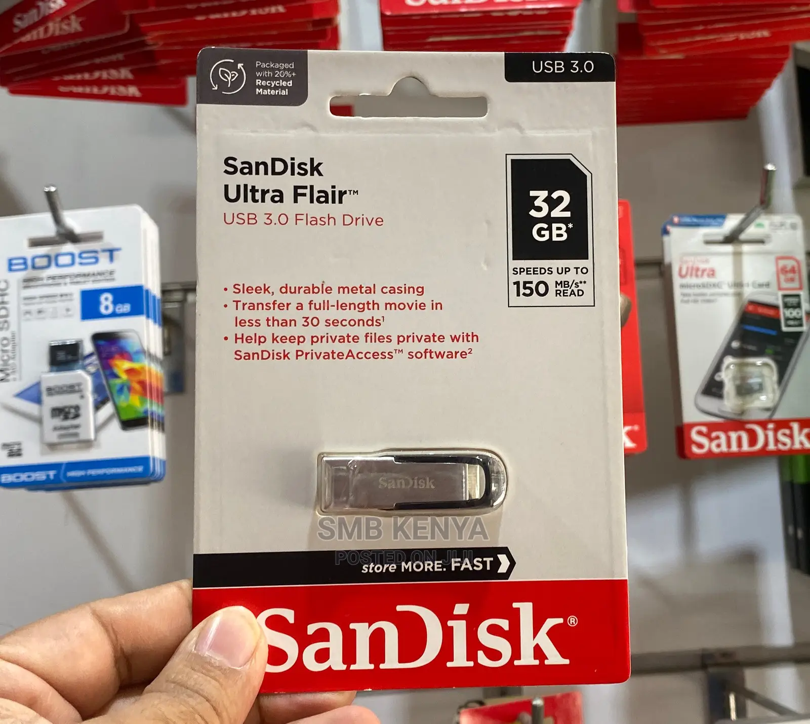 Metal Case Sandisk 32 Gb Flash Disk