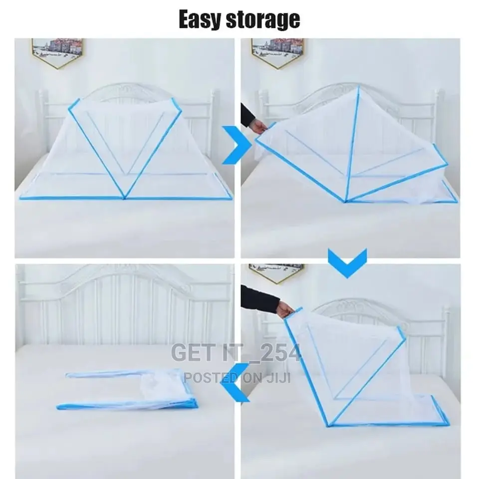 Portable Foldable Mosquito Net* ✓Colour- Blue