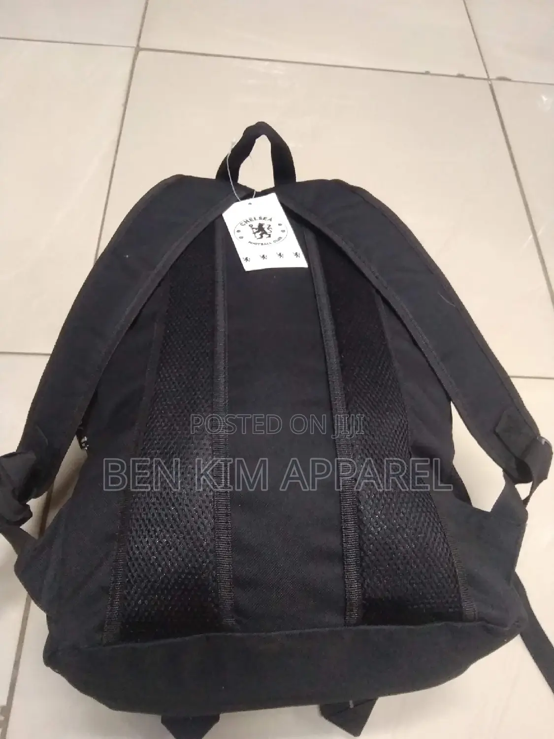 Sports Backpacks Chelsea Football Club Blue Black.