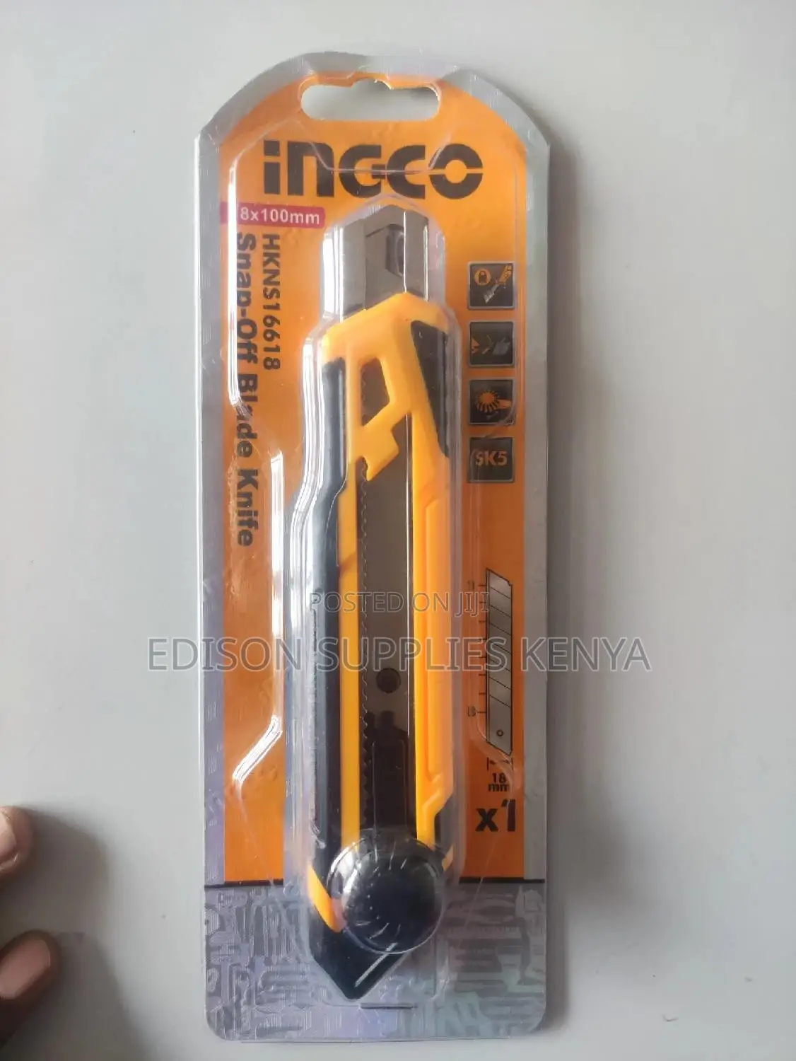 Utility Knife INGCO Snap-off Blade Knife SK5 Premium