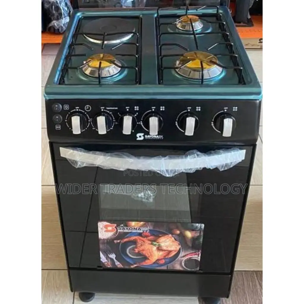 Sayona 3+1 Cooker With Gas Oven