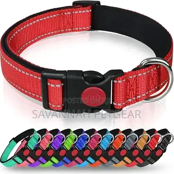 Petstar Adjustable Reflective Nylon Dog Collar