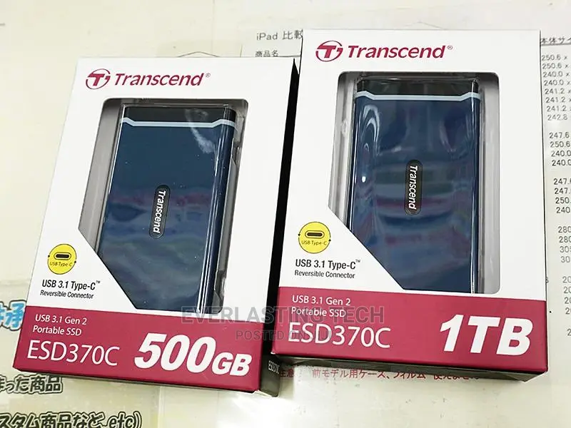 Transcend Portable External SSD 1TB