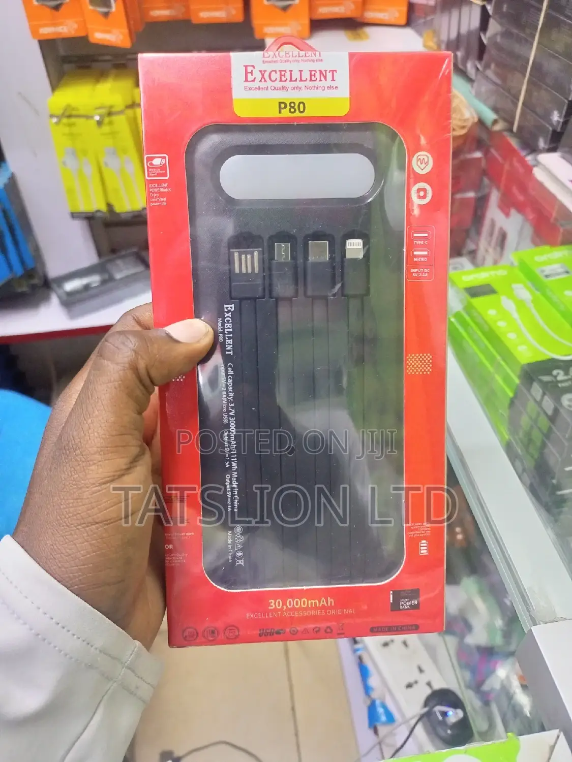 Excellent 4in1 Pd 30000mah Long Lasting Fastcharge Powerbank