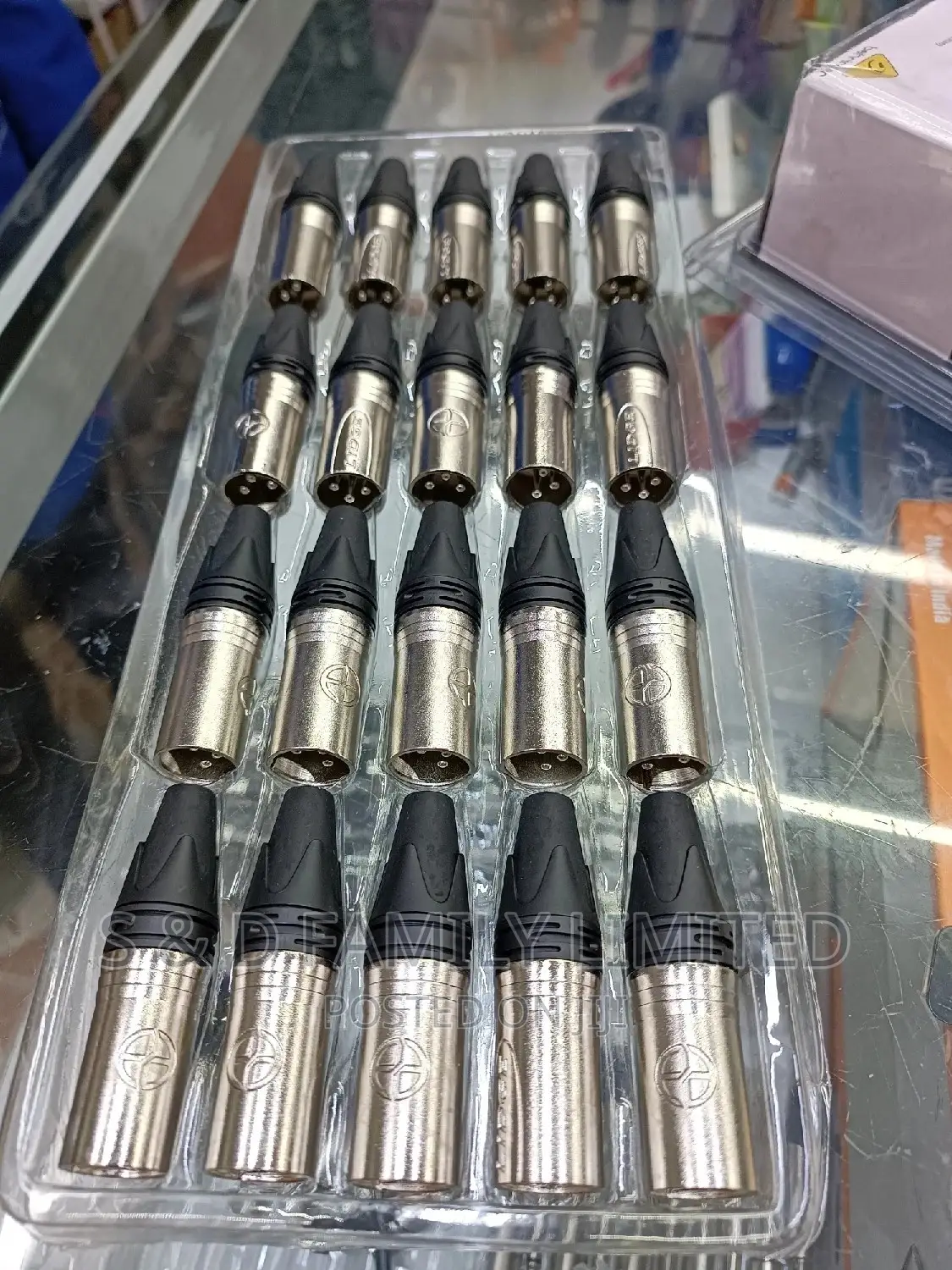 Silver XLR Connectors