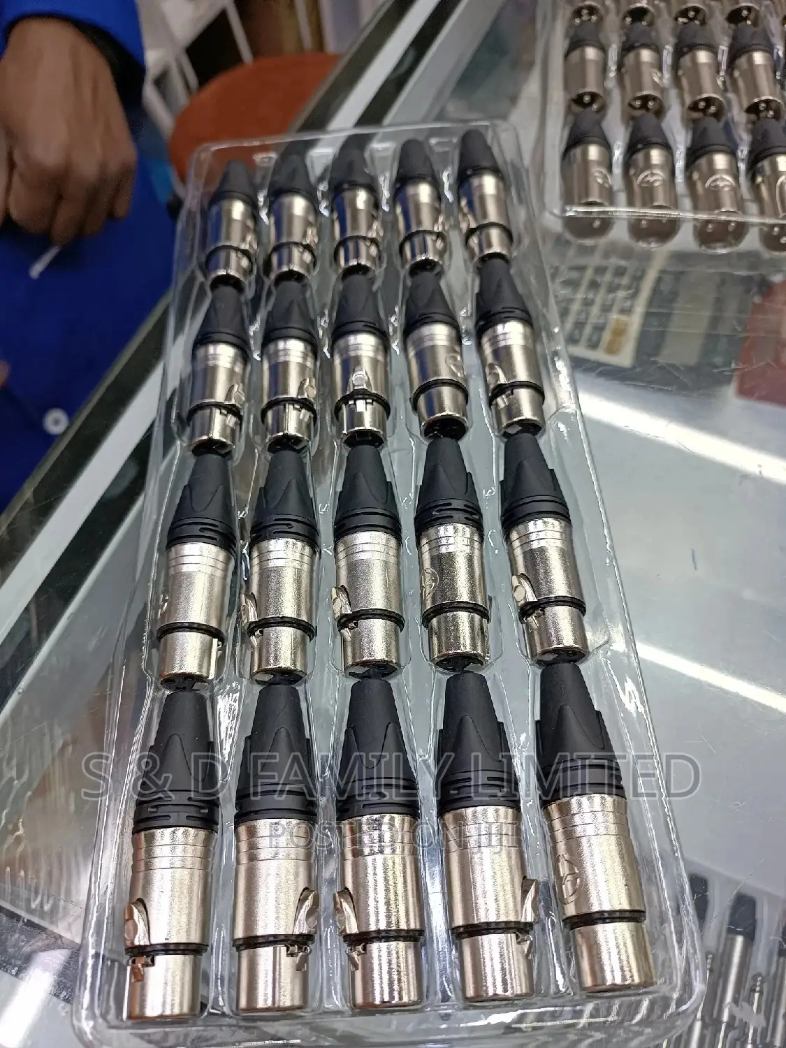 Silver XLR Connectors