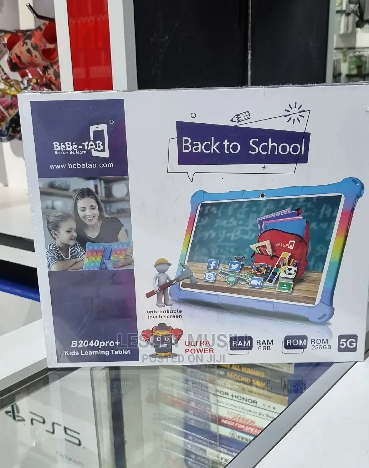 Bebe B-2040 PRO Dual SIM HD Kids Tablet – 256GB HDD – 10.1′′