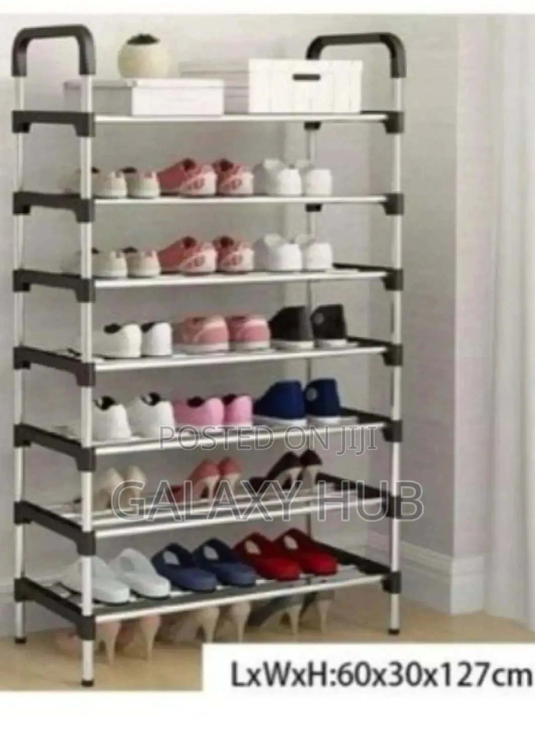 Hommy Adjustable Portable Shoerack - 7 Tier
