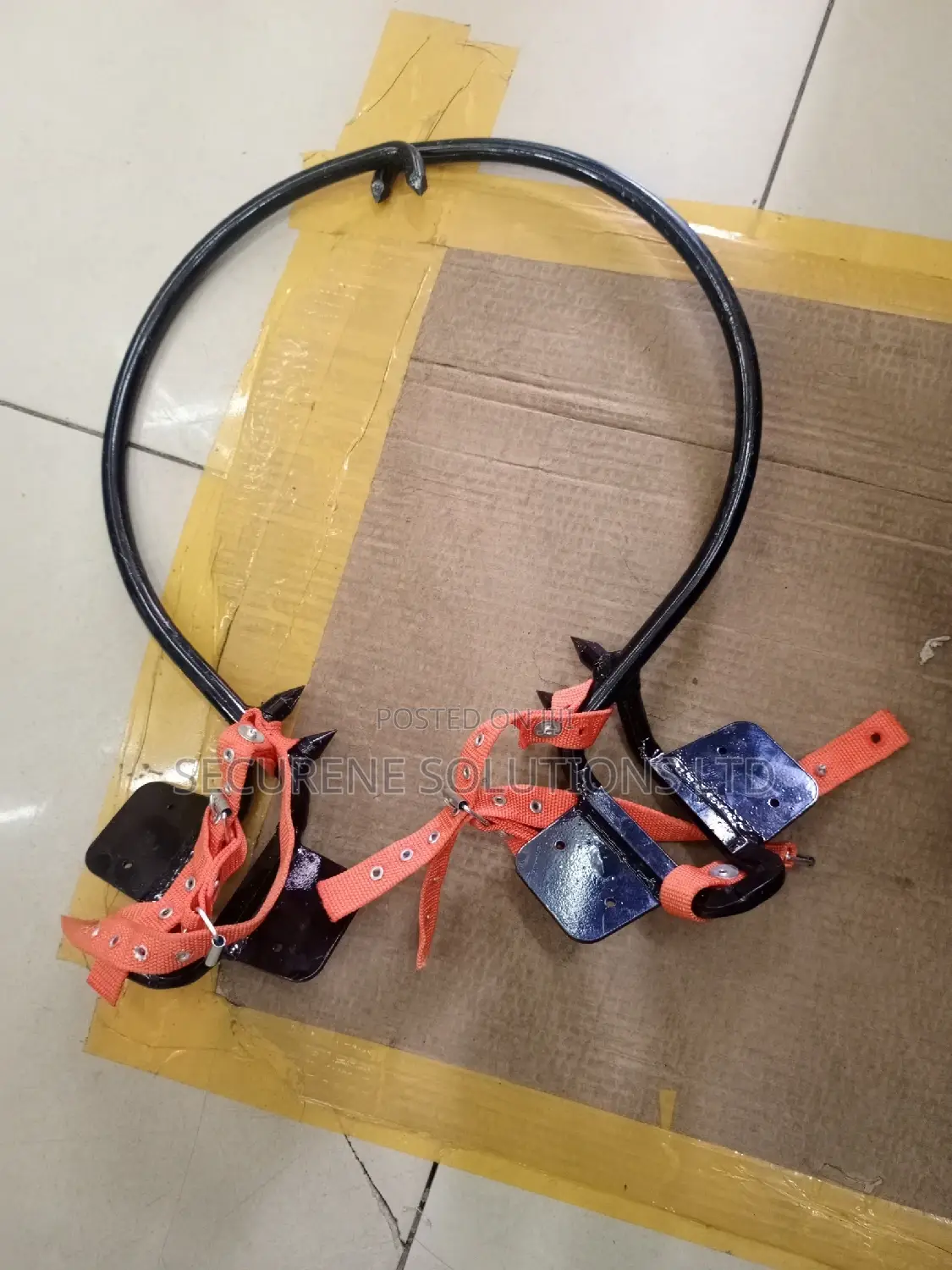 Wooden Pole Climbers With Quality Foot Straps