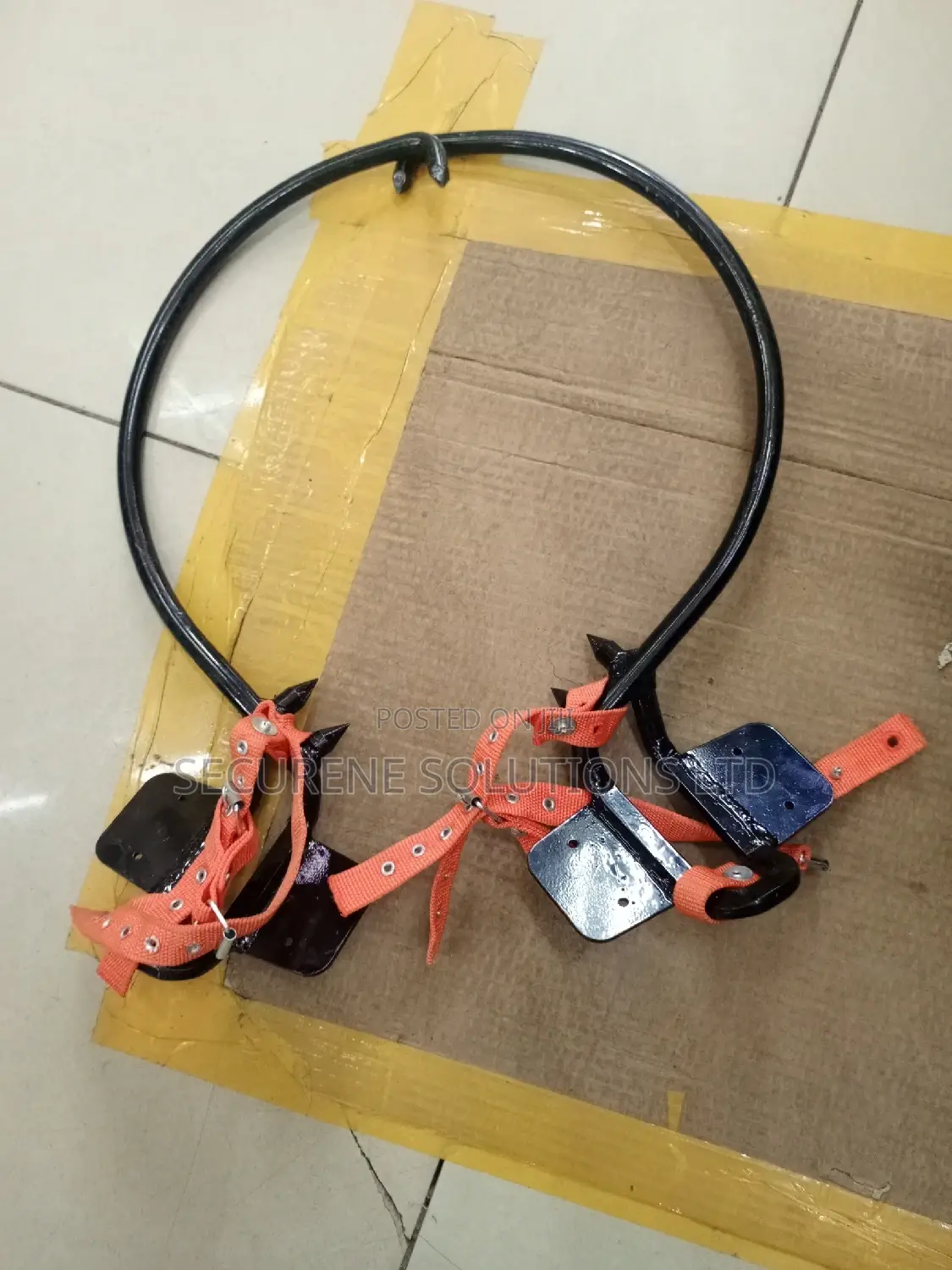 Wooden Pole Climbers With Quality Foot Straps