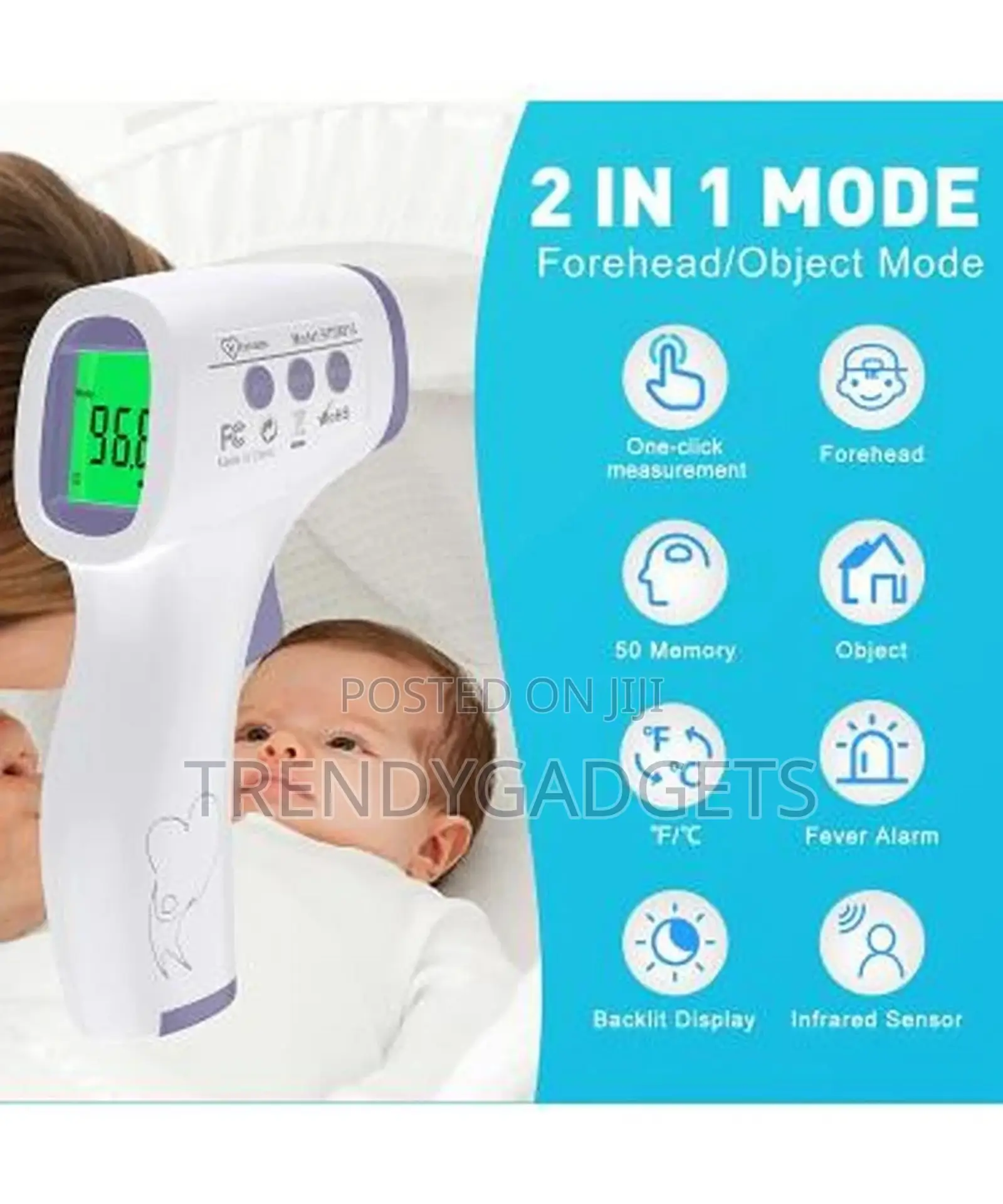 Fashion Smart Infrared Forehead Thermometer