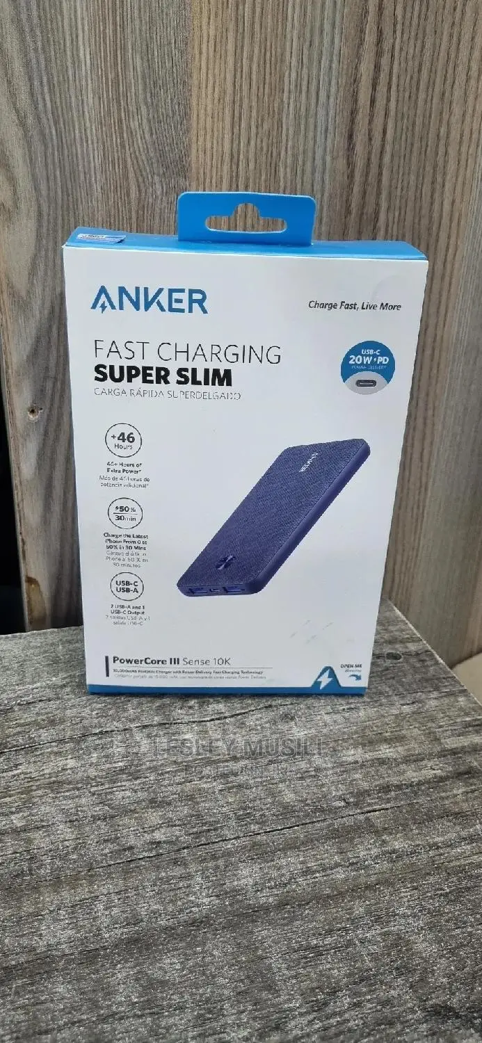 Anker Fast Charging Super Slim Powercore III Sense 