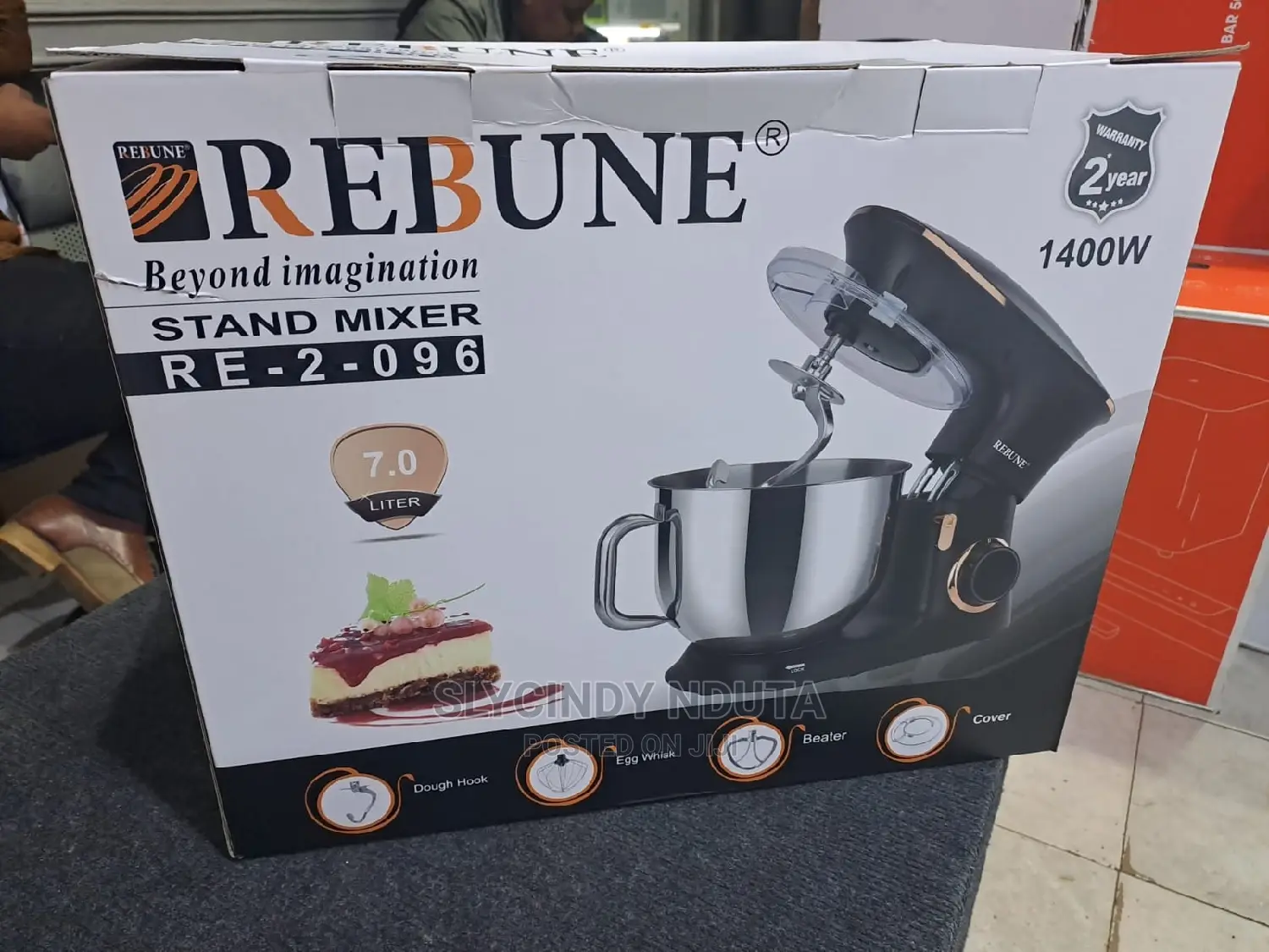 Rebune Stand Mixer 7l
