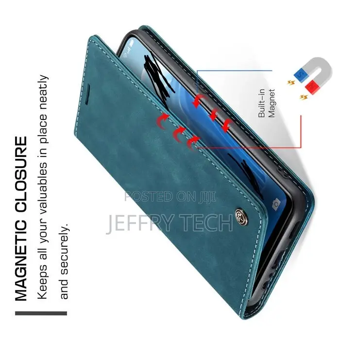 Wallet Leather Flip Case for Oppo Reno 8 4G Blue