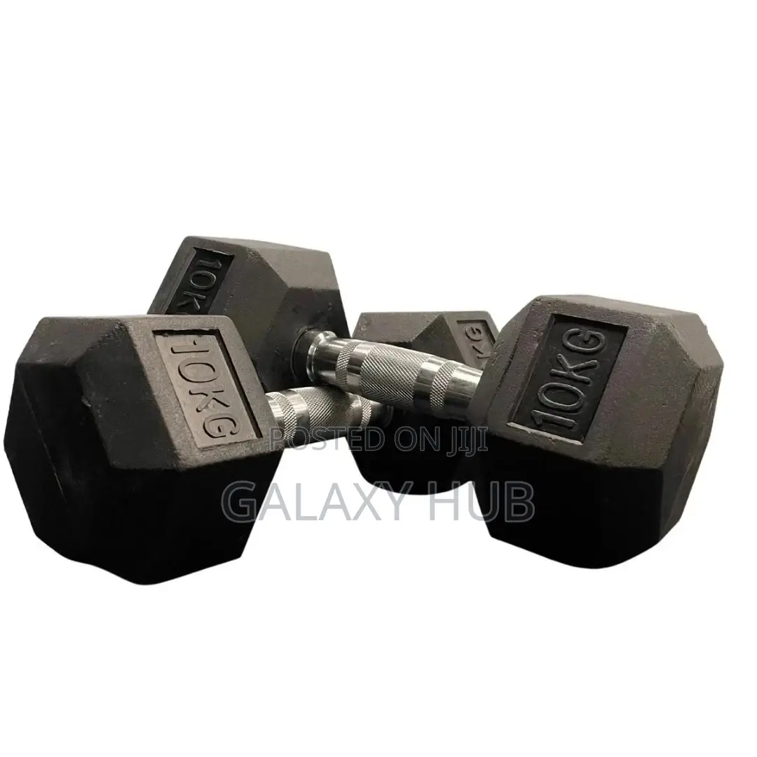 10kg Hexagon Dumbell Pair