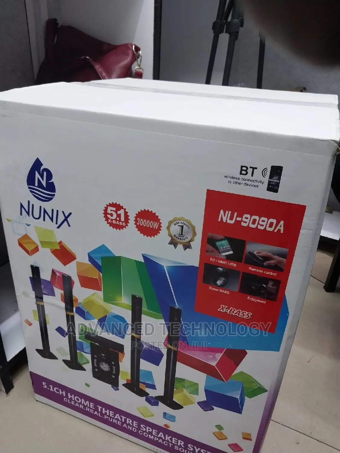 Nunix 5.1ch Home Theatre BT Speaker NU-9090A