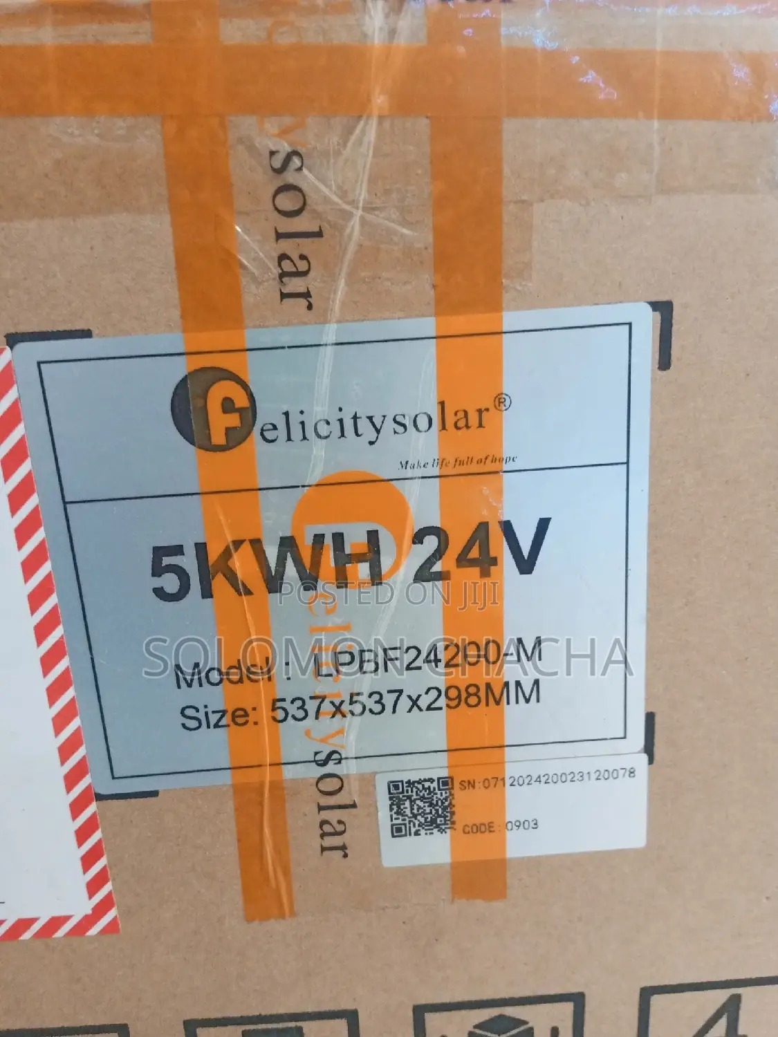 Lithium Battery LPBF24200 5KWH Lifepo4 Iron