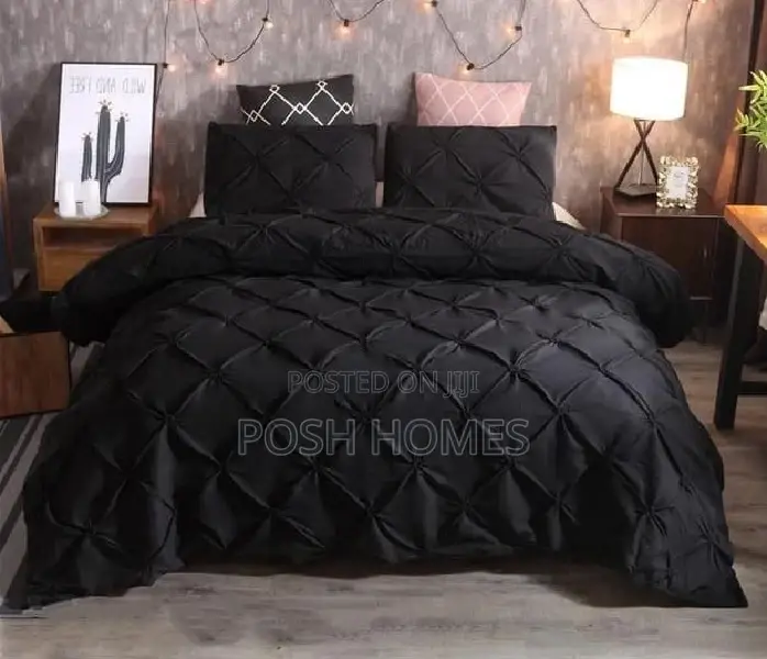 Pinch Pleat Pintuck Duvet Cover Set