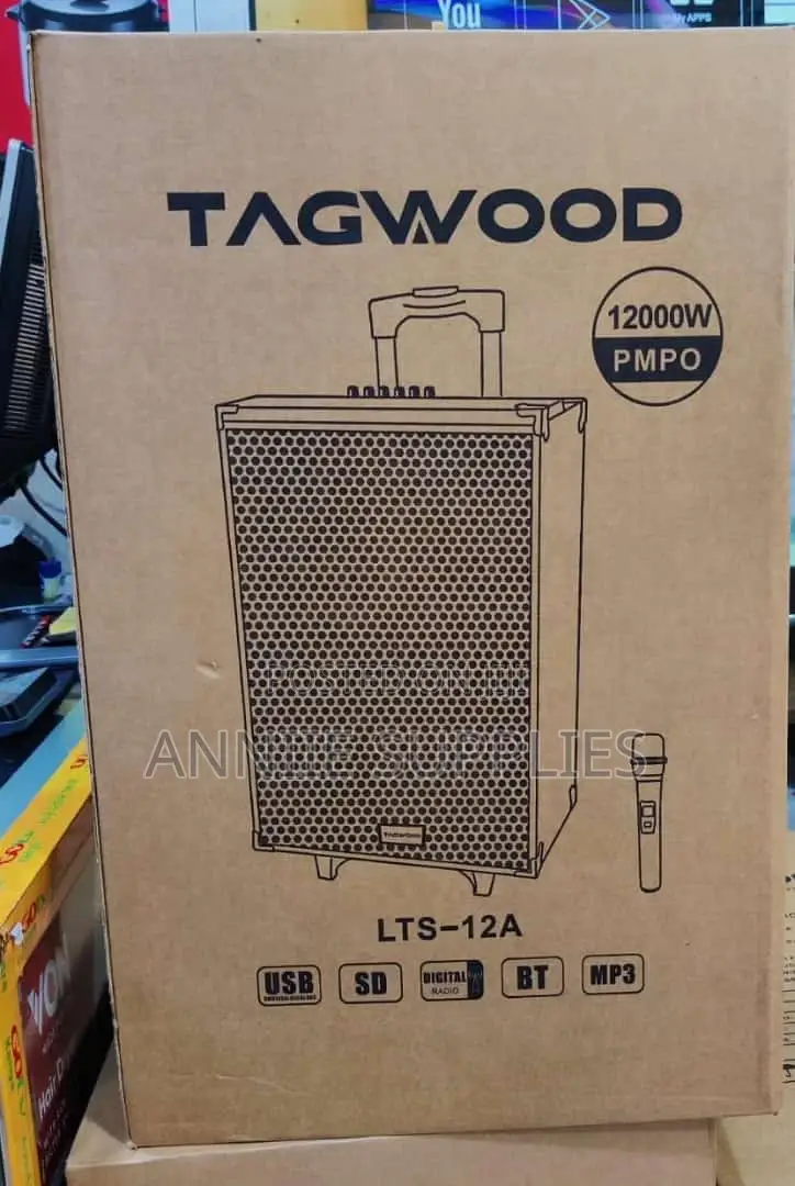 12000W Tagwood Rechargable Usb/Bt/MMC Microphone 12'' SPK