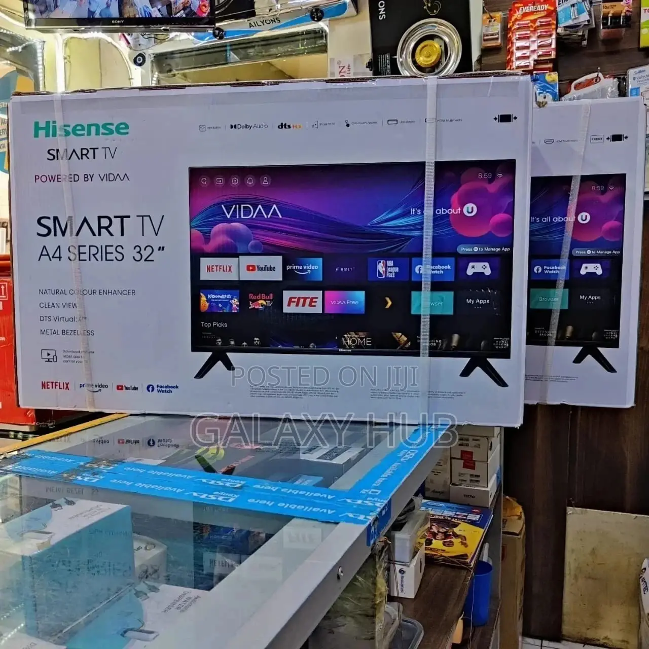 Hisense A4series 32inch Flameless Smart Tv