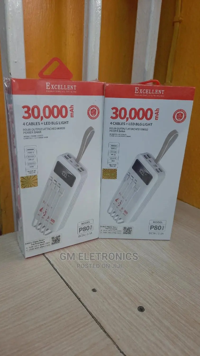 POWERBANK (Excellent)30000mah