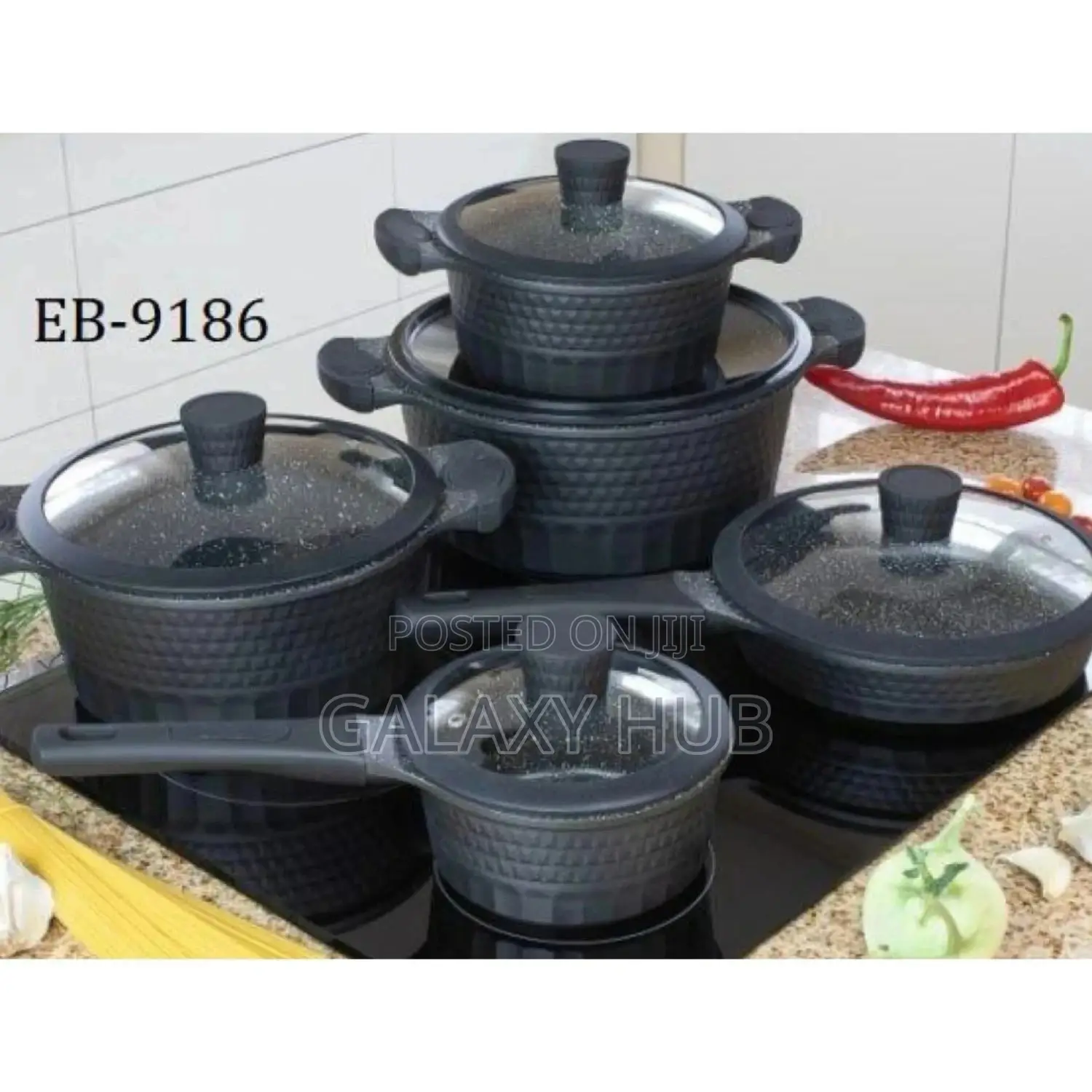 10pc Edenburg Cookware.