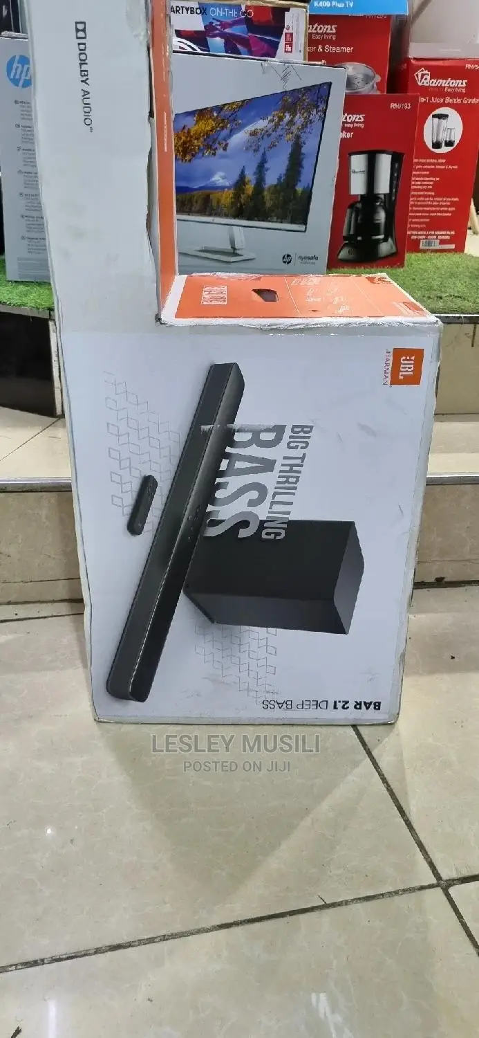 JBL Bar 2.1 Deep Bass Soundbar With 6.5" Wireless Subwoofer