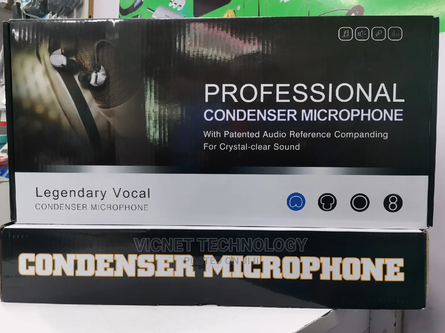 Podcast Condenser Microphone With Sound Card