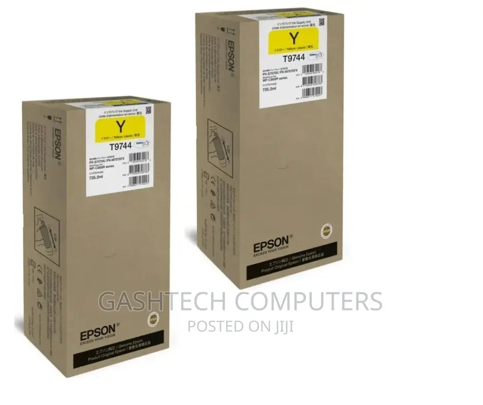 Epson T9744 Yellow XXL Ink Cartridge for WF-C869R Series