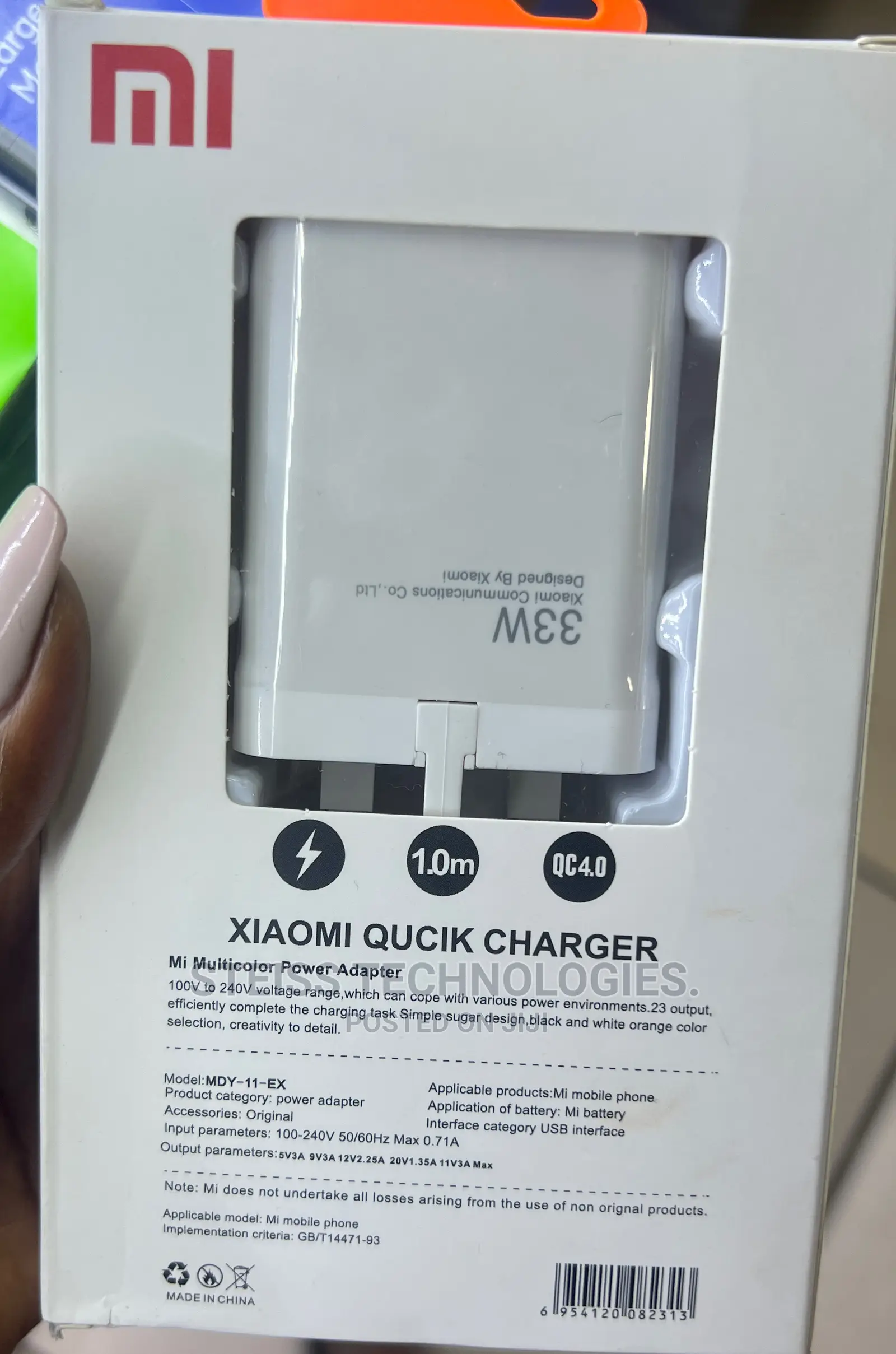 33W Redmi Type C Charger.