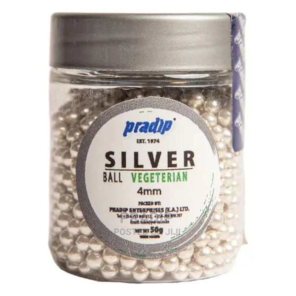 Sliver Ball Vegetarian 4mm - Now Available in 50grms