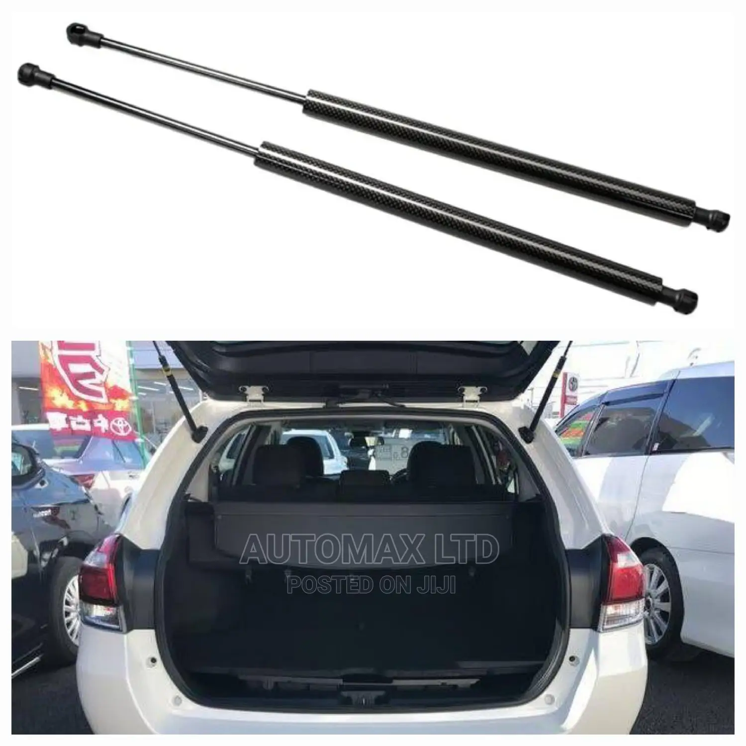 E161, Toyota Corolla Fielder, Rear Boot Shocks