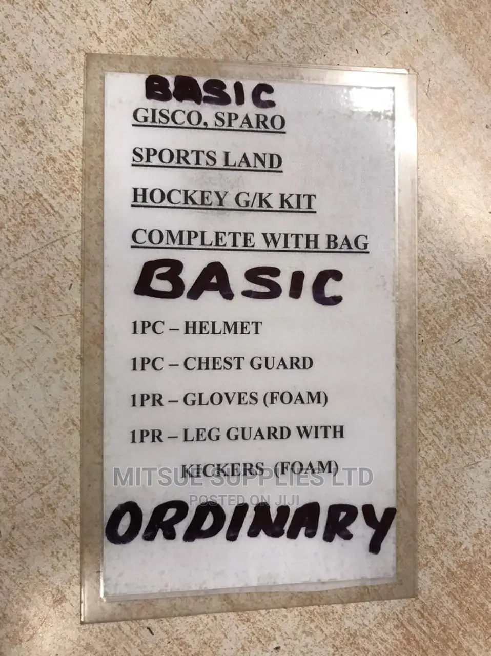 Chakarvarti Hockey Goalkeeper Kit Complete in Bag- Basic