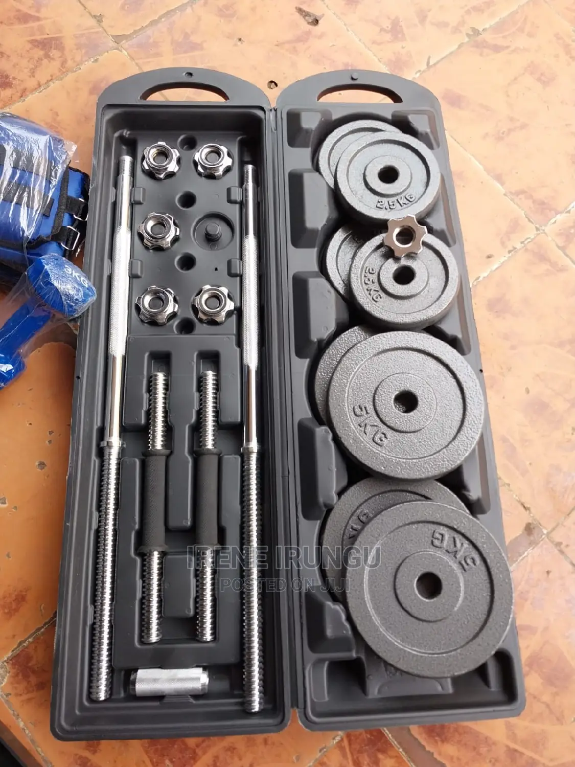 50kg Set Dumbell With a Carrier Case