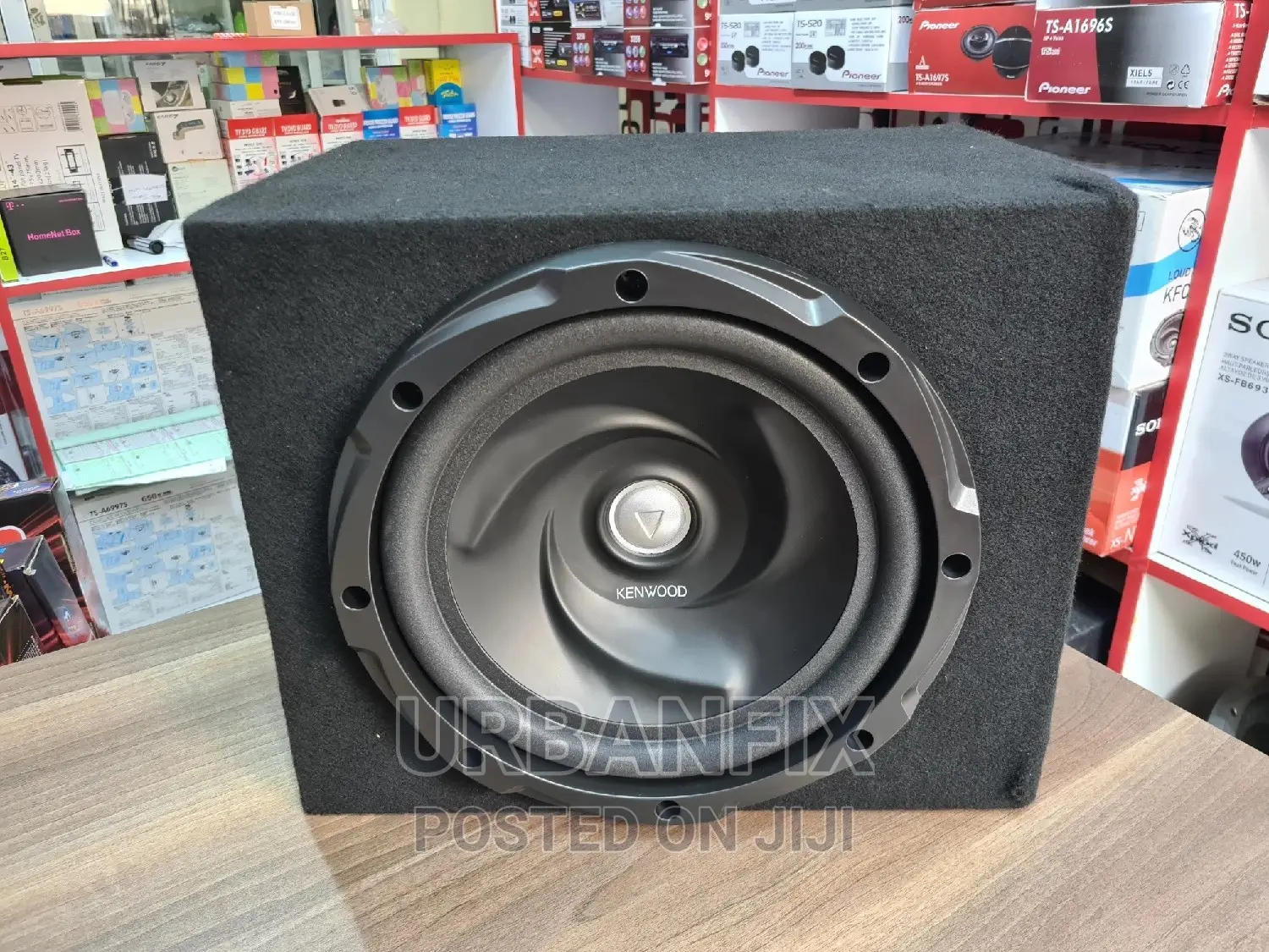 Powerful Kenwood 1000 Watts Subwoofer With Small Cabinet