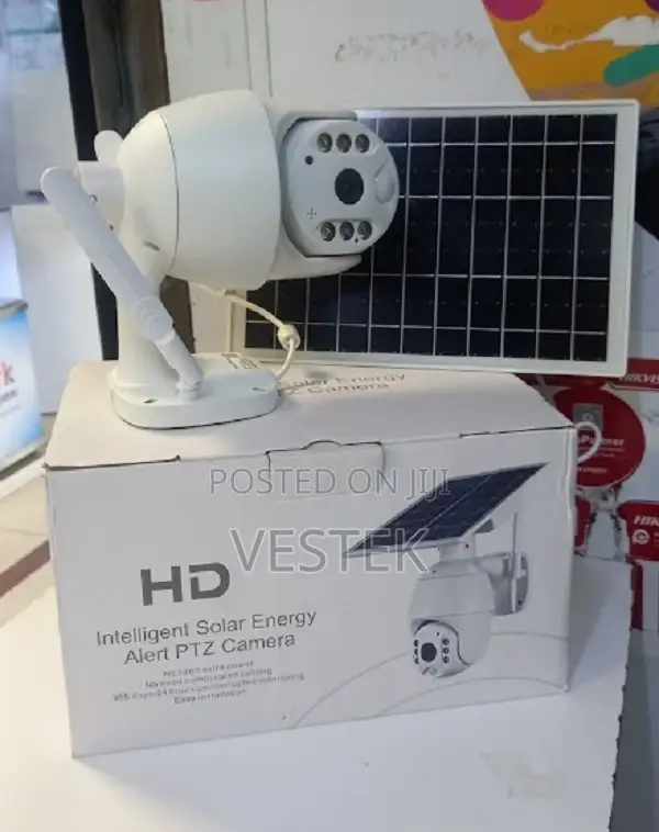 4G Solar-Powered Outdoor PTZ Camera Simcardd Solar PTZ