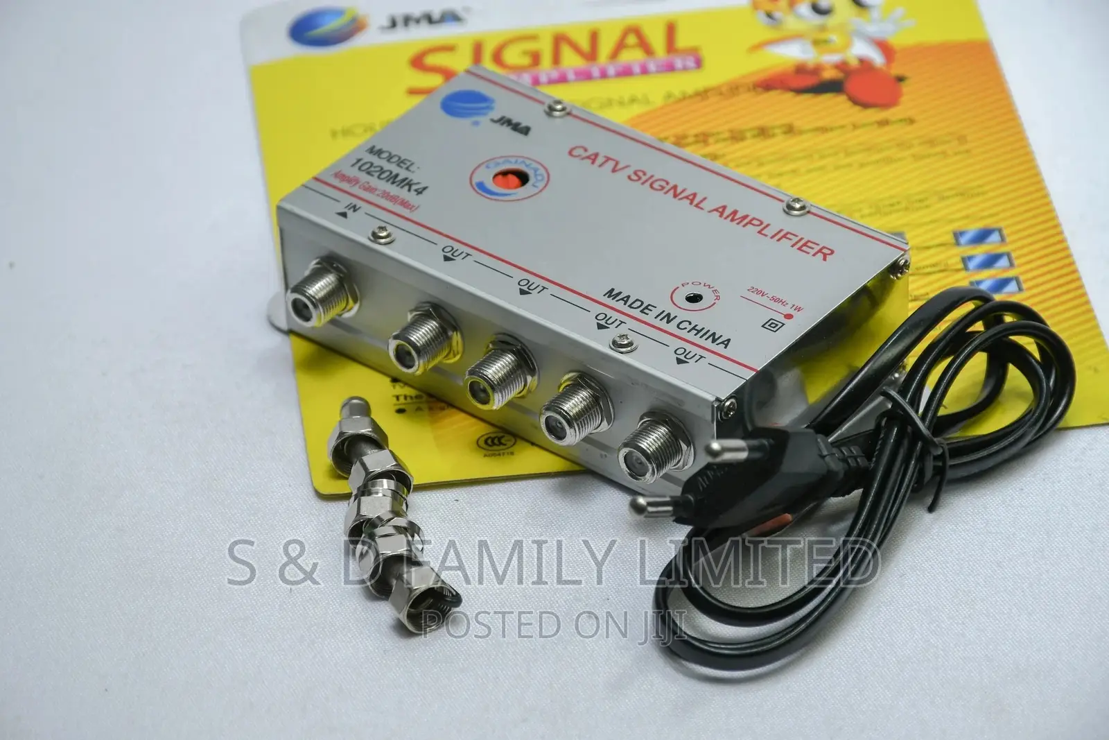 JMA CATV SIGNAL AMPLIFIER 1 Input 4 Out