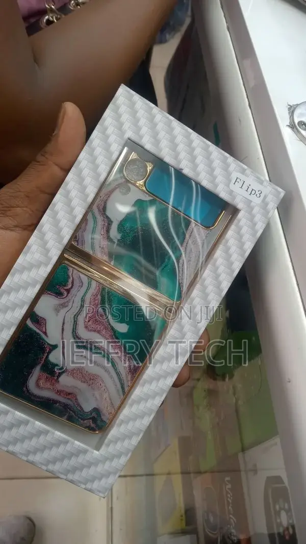 Green Marble PU Case for Samsung Galaxy Z Flip3 5G