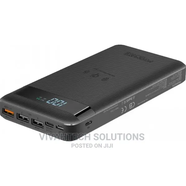 ~^ Promate 20000mah Slim Power Bank Wireless Charging *~