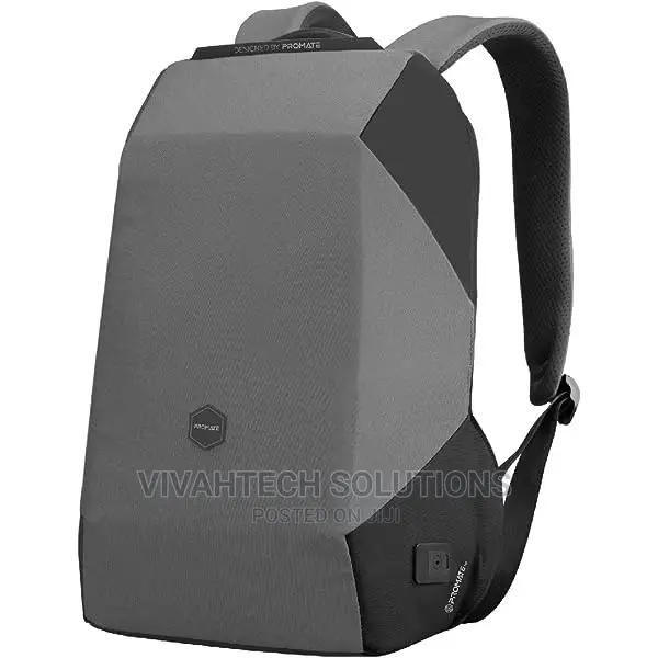 Promate 15.6" RPET Water Resistant Backpack With Hidden Back