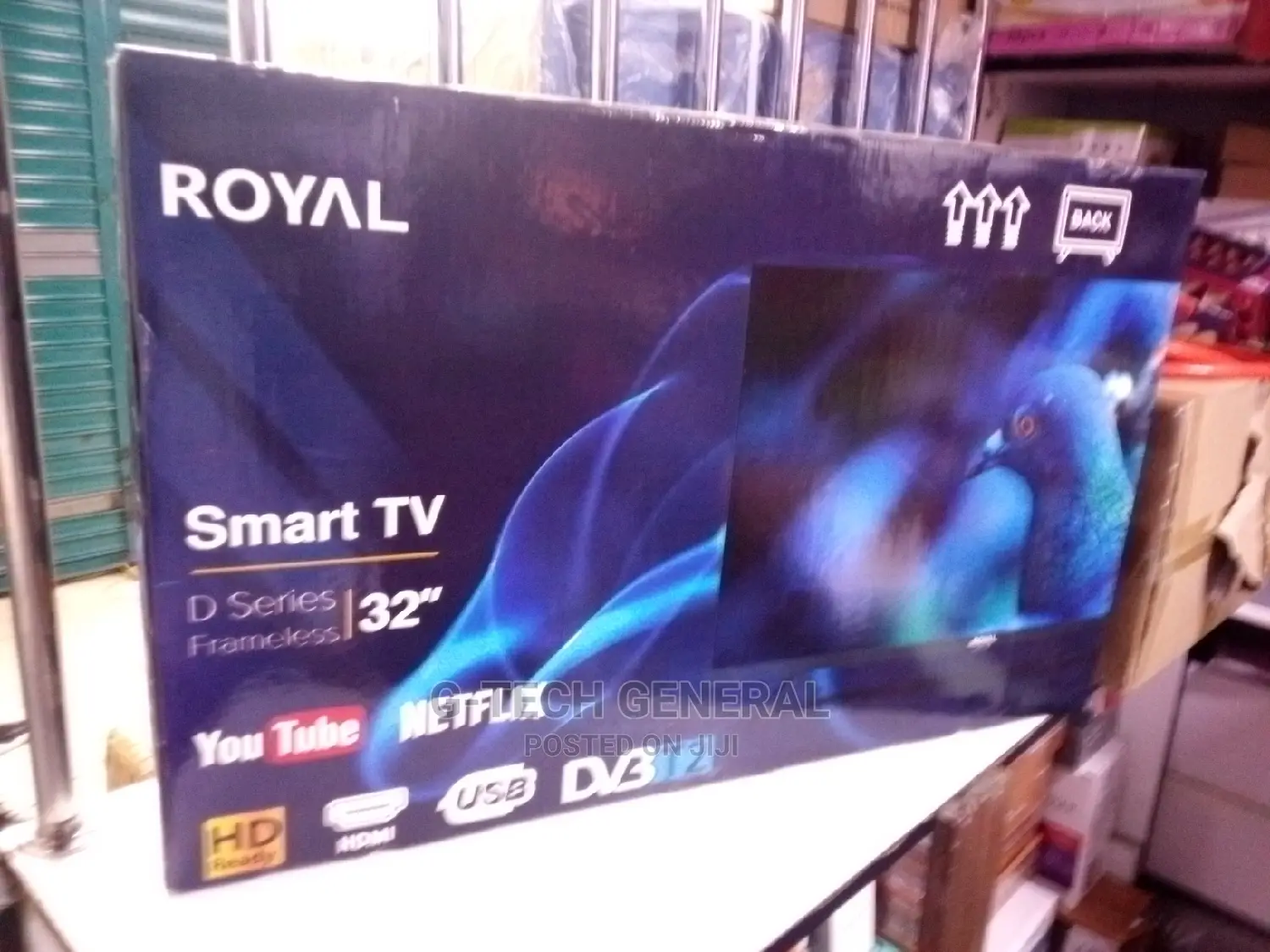 Royal 32" Smart Tv, Frameless HD Led Tv