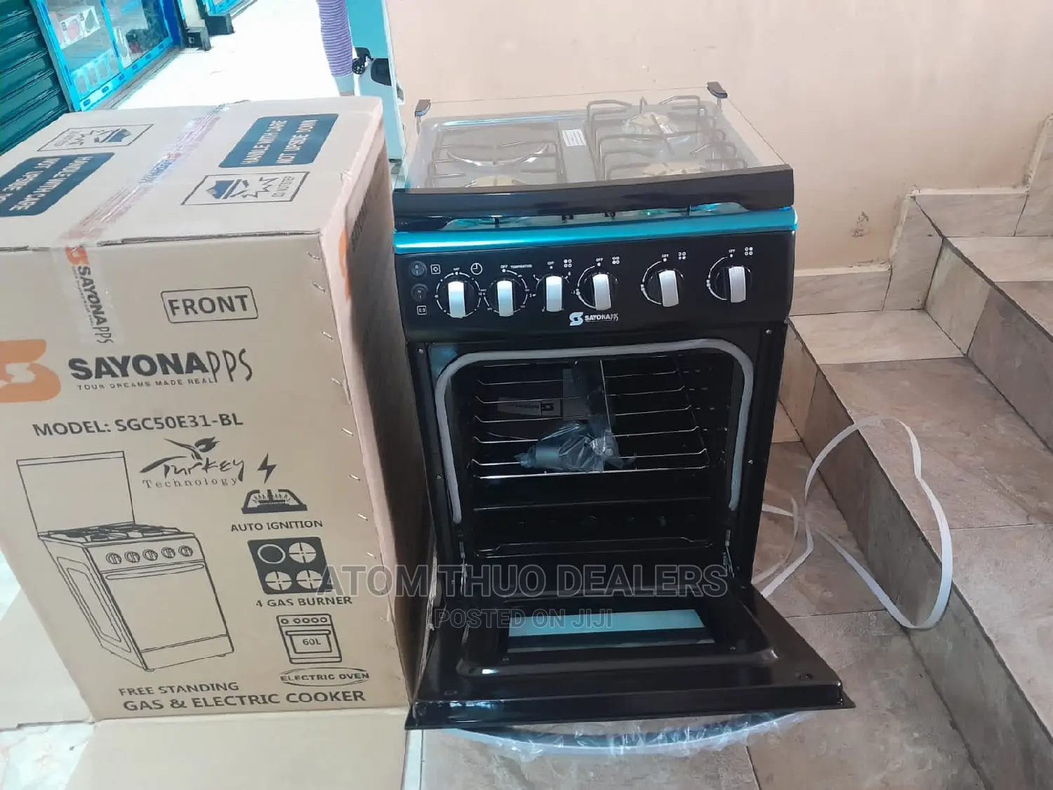 Sayona 3 + 1 Electric Oven Standing Cooker., , ,.,., ,.,.