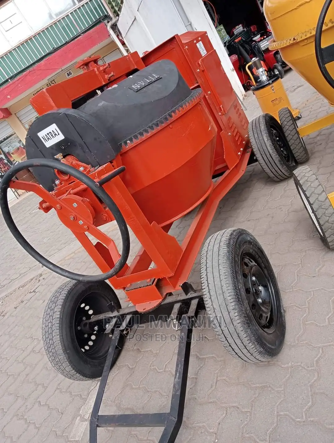 Heavy Duty Concrete Mixers 500l Natraj India.