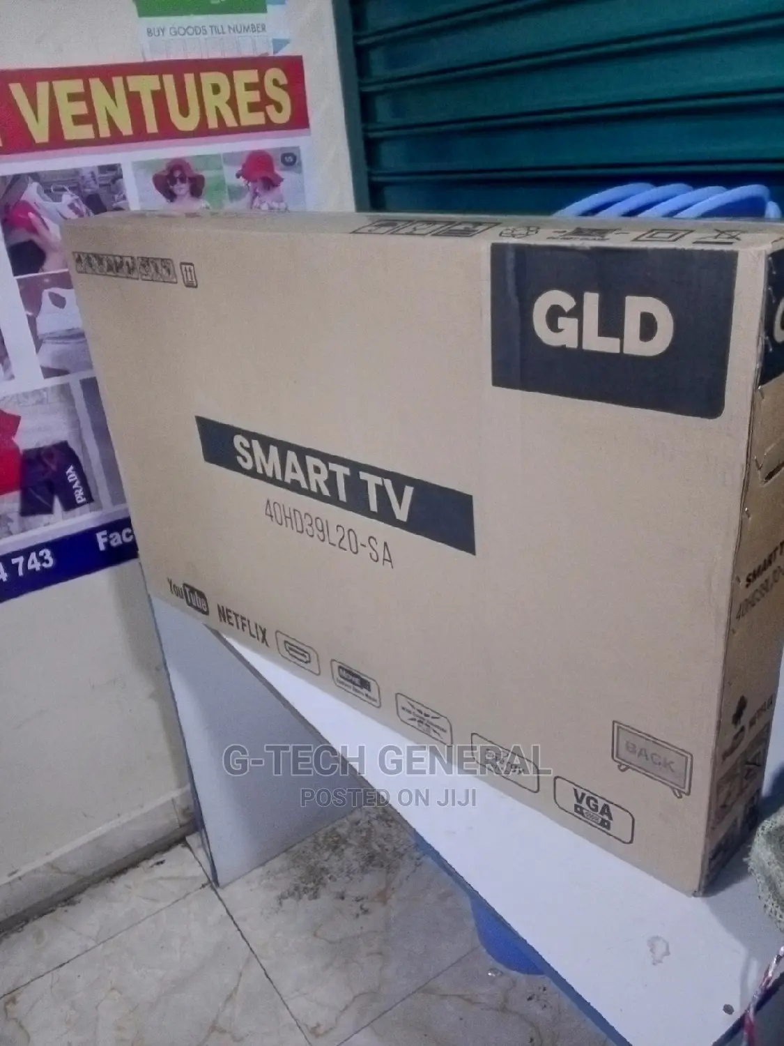 GLD 40 Inch Smart Android, Netflix, Youtube, Free Channels